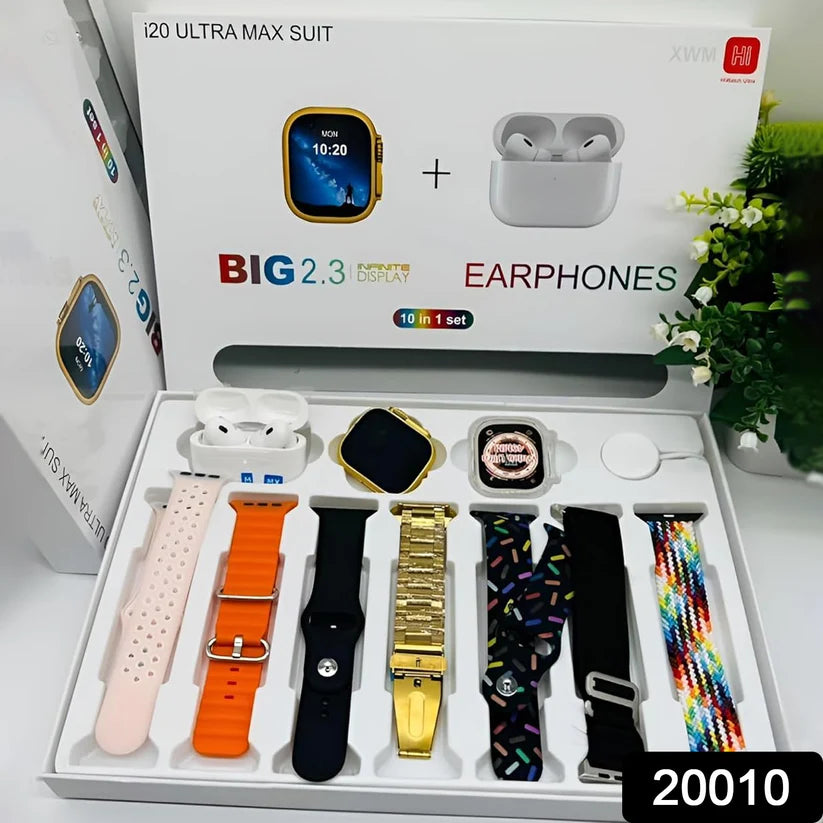 Smart Watch with 7 Straps